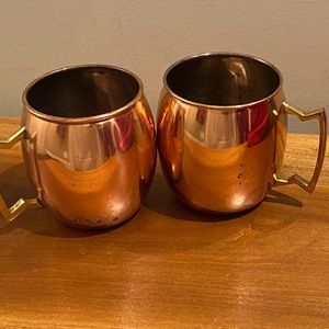 Authentic Copper mule mugs - set of 2